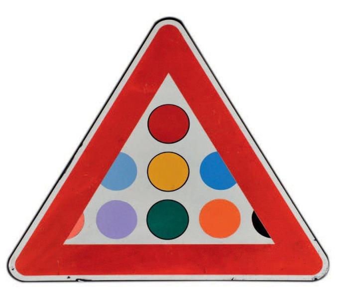 Clet Abraham - Triangle (unique), 2013