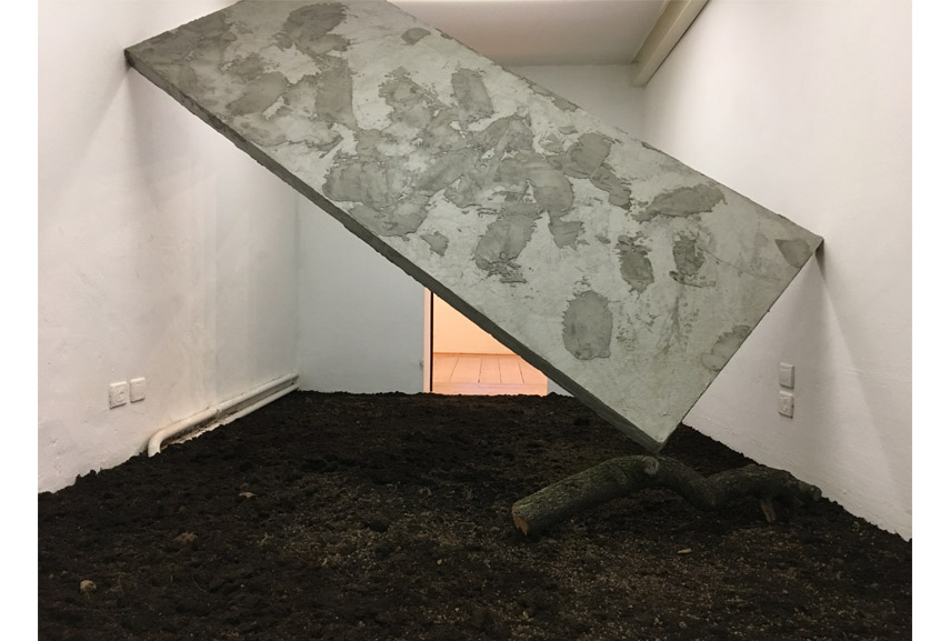 Collaboration between Tellas and Ciredz - Misplaced, installation view at MAGMA gallery the joined jobs. job