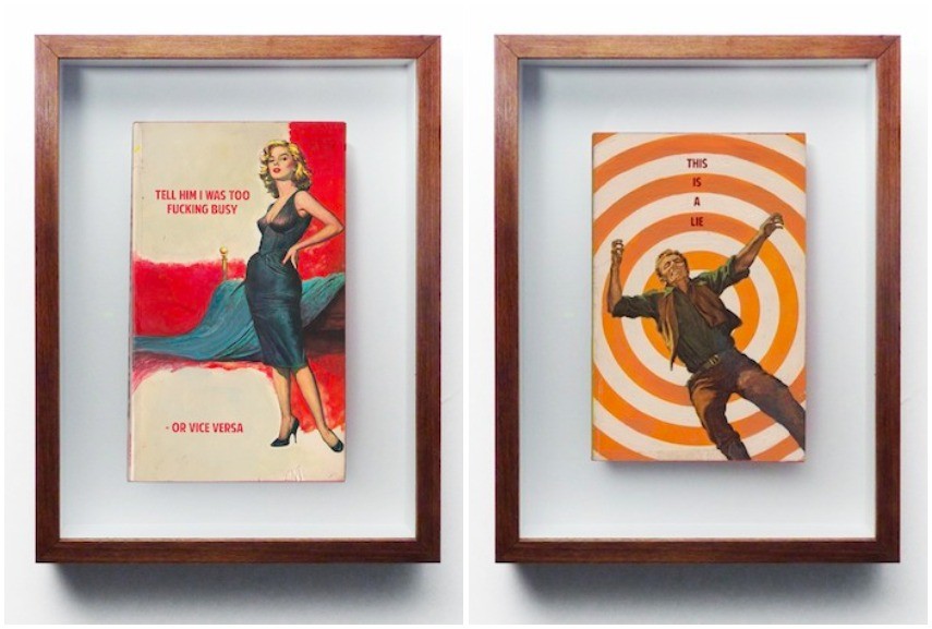 Left: Connor Brothers - Tell Him I Was Too Fucking Busy, 2016 / Right: Connor Brothers - This Is A Lie, 2016