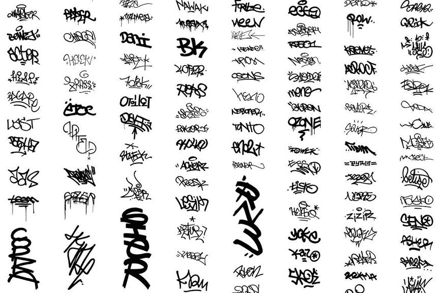 graffiti text styles