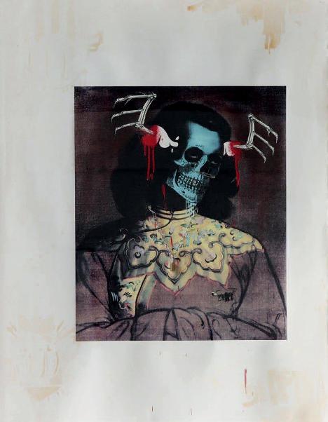 D*Face - Green Lady, 2008 (101.5 x 76 cm)