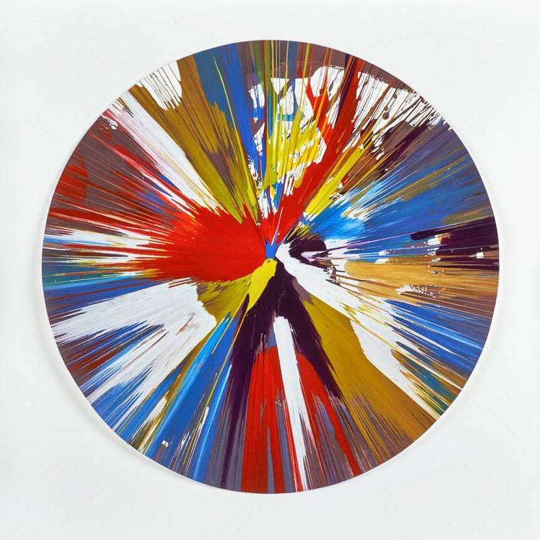 Circle Spin Painting (Created at Damien Hirst Spin Workshop) | Widewalls