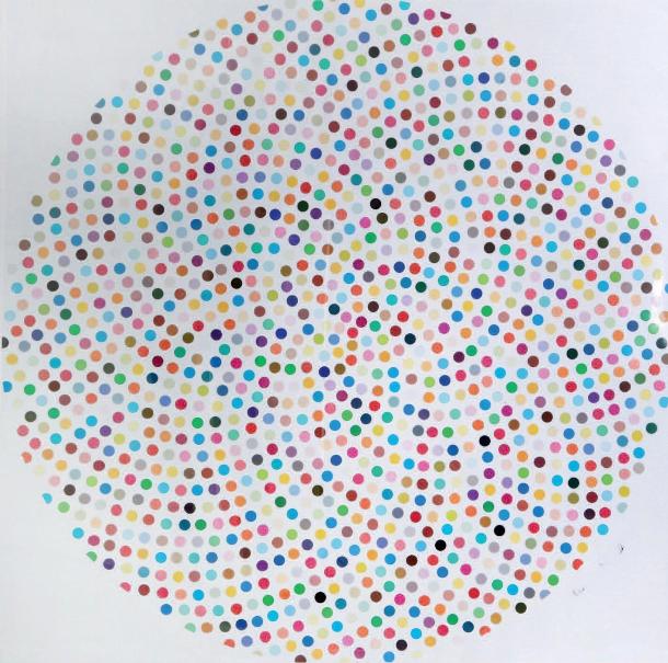 Damien Hirst- Valium, 2000 (126,5 x 126,5 cm)