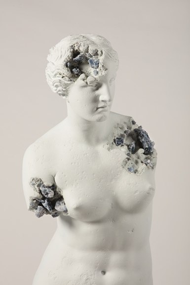 Daniel Arsham - Blue Calcite Eroded Venus of Milo