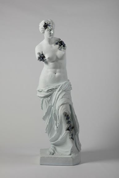 Daniel Arsham - Blue Calcite Eroded Venus of Milo