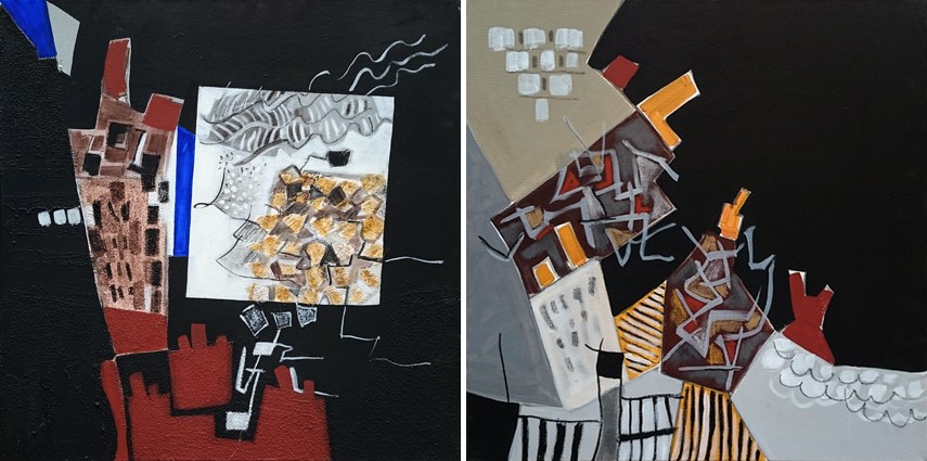 Sin titre artwork sold at English auction house at estimate price plus taxes