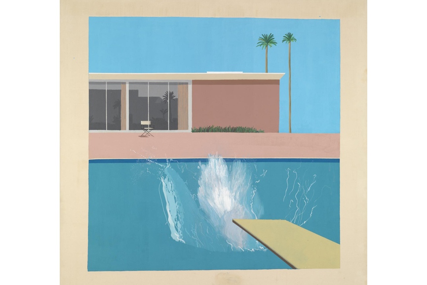David Hockney A Bigger Splash, 1967 Widewalls