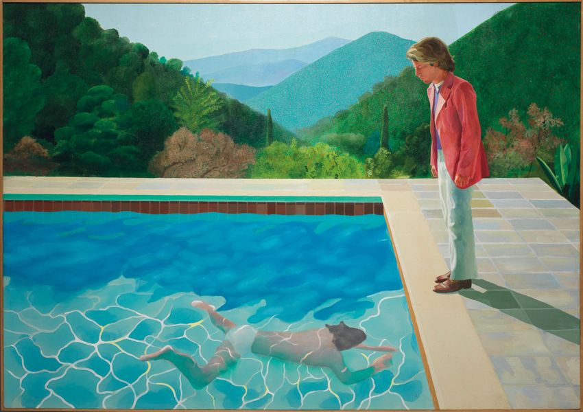 David Hockney - Portrait of an Artist (Pool with Two Figures), 1972