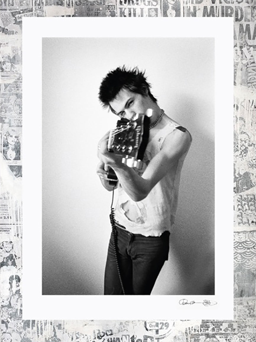 Sid Vicious brought back to life by Shepard Fairey and Dennis Morris ...
