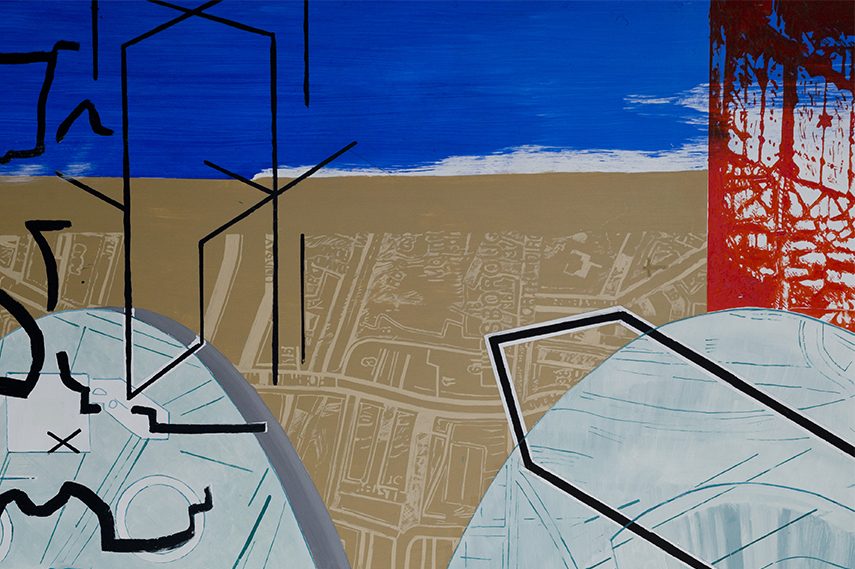 Detail of an image of work in progress, courtesy of the artist and Project Arts Centre.