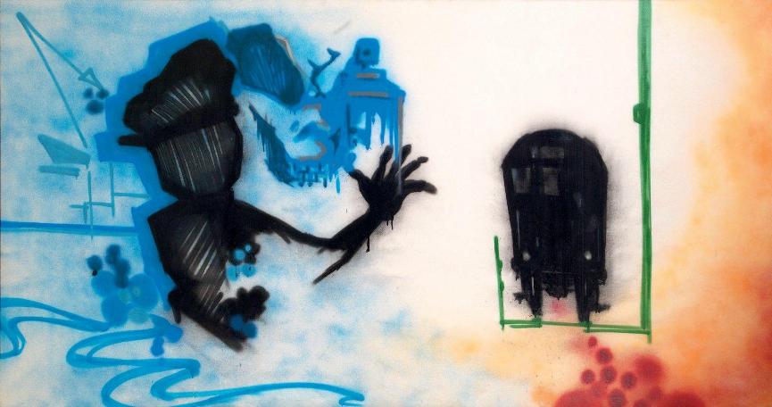 Dondi White - Blue Skies, 1983 (132,3 x 246,5 cm)