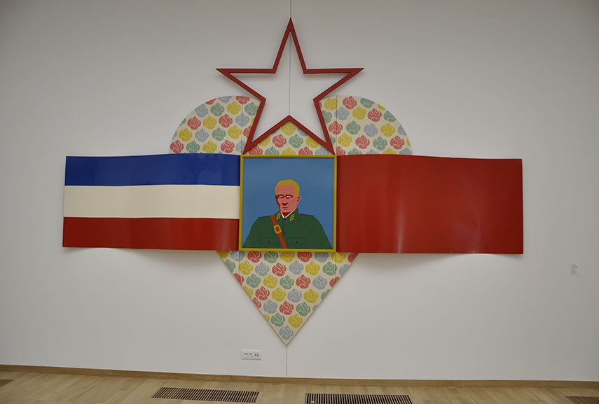 Culture - Belgrade Museum Serbia Opened - Dušan Otašević - Comrade Tito, White Violet, Our Youth Loves You, 1969