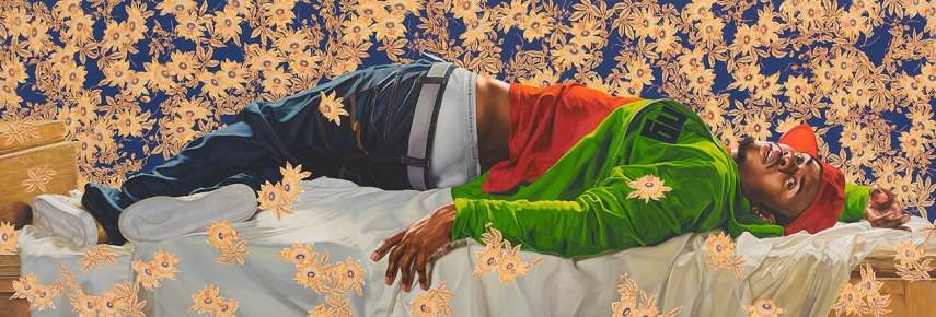 Kehinde Wiley - Femme piquée par un serpent, 2008, Oil on canvas