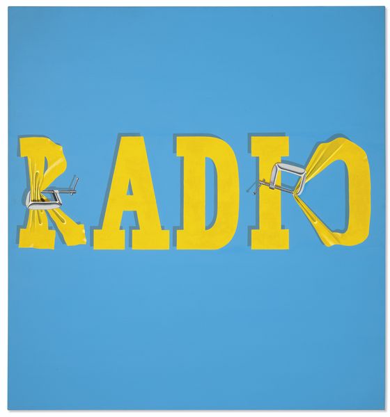 Ed Ruscha - Hurting the Word Radio #2, 1964, on view at christie's new york 2019 auction