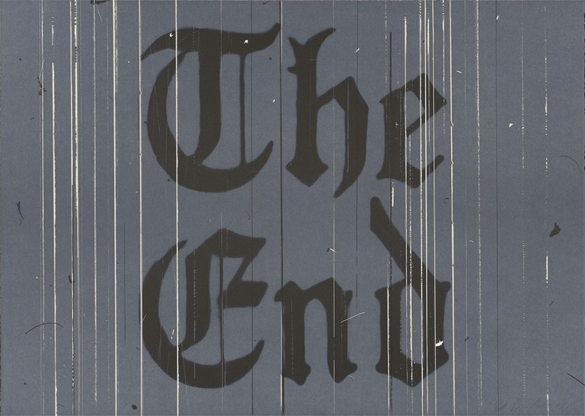 Ed Ruscha - The End, 1991