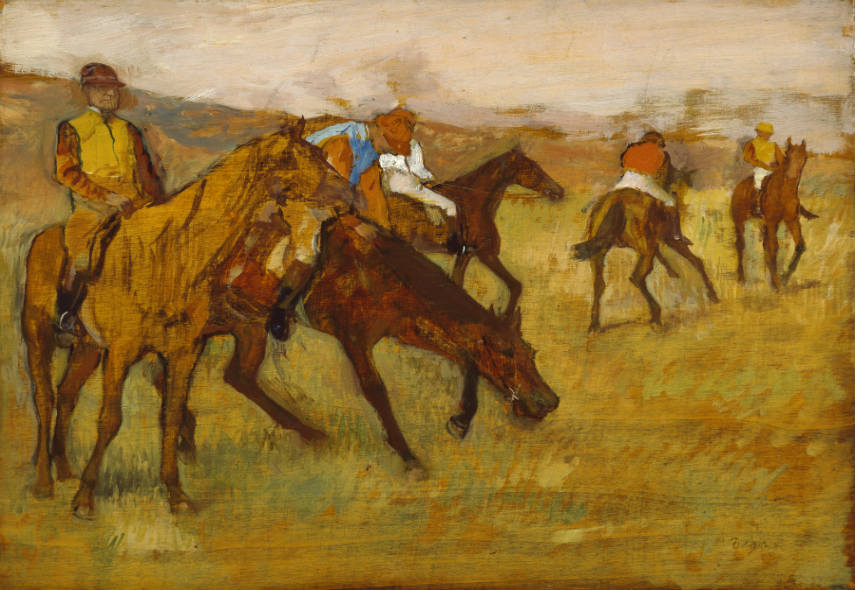 Edgar Degas - Before the Race, 1882-84, photo credits en.wikipedia.org works woman history ballet