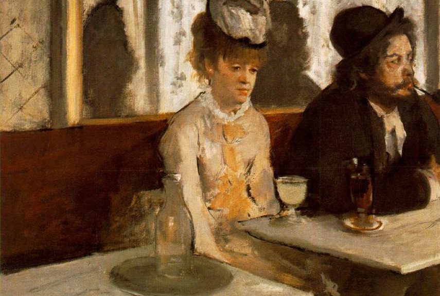 Edgar Degas - L'Absinthe, 1875-6, william powell frith