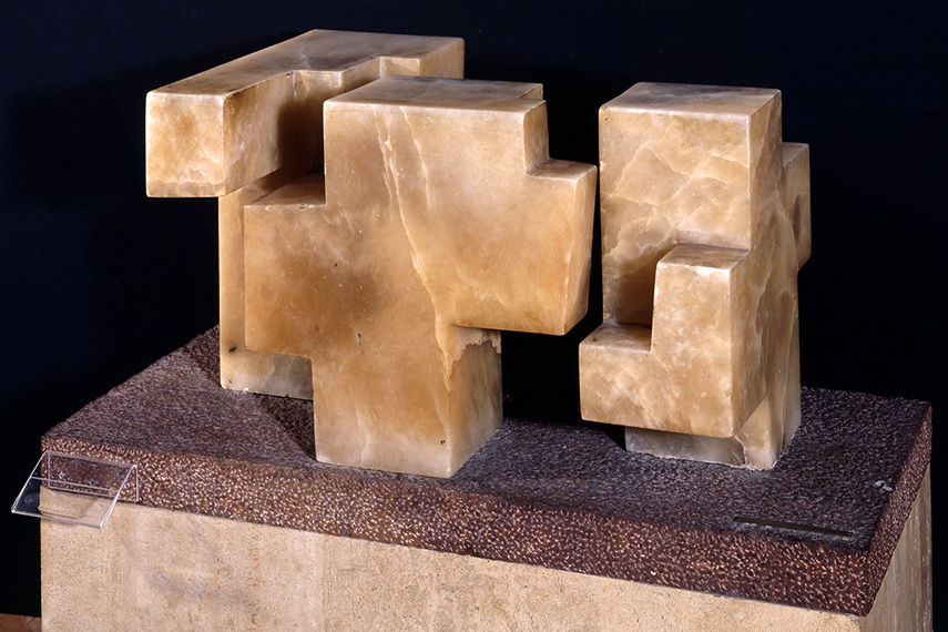 The works of Eduardo Chillida were shown in new spanish pavilion in venice and received the prize
