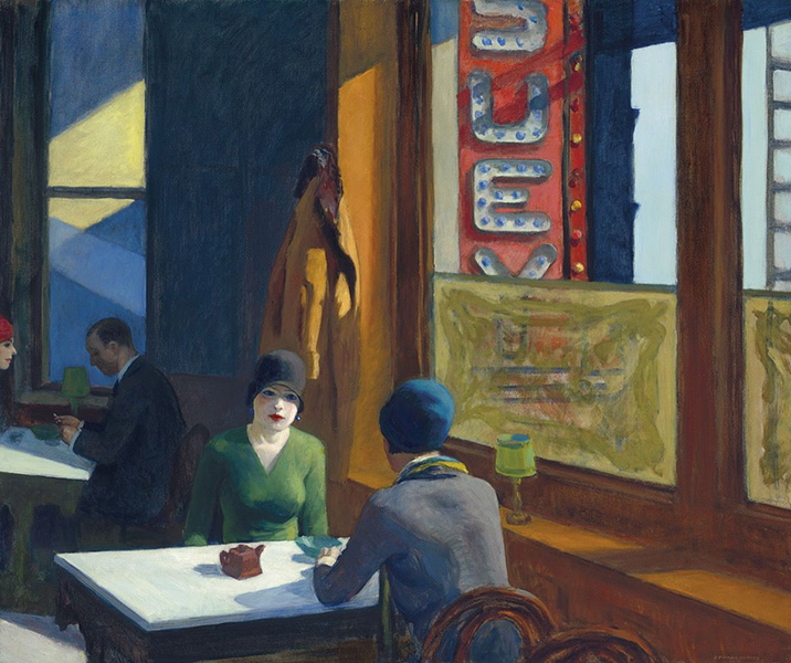 Edward Hopper - Chop Suey, 1929