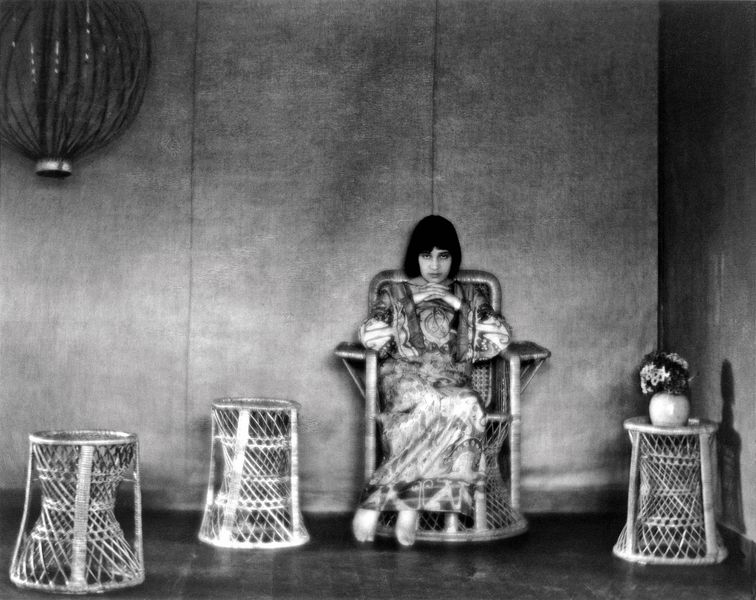 Edward Weston - Portrait of Tina Modotti in house in Glendale Glendale by Weston, California, 1922