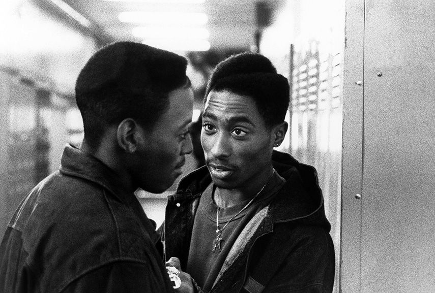Omar Epps and Tupac Shakur, 1992