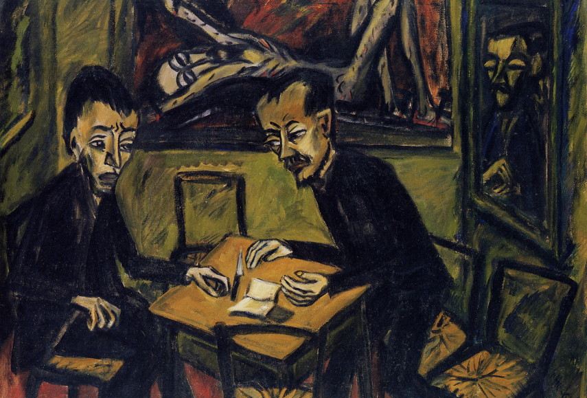 When the artist moved from Berlin in 1912, Rottluff made work much more similar to Symbolism