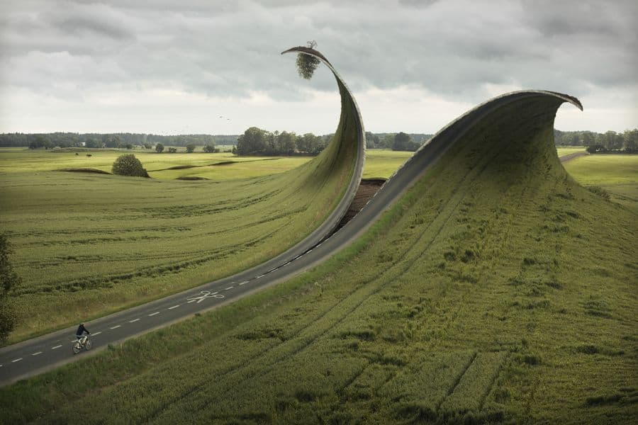 Erik Johansson - Cut and Fold, 2012