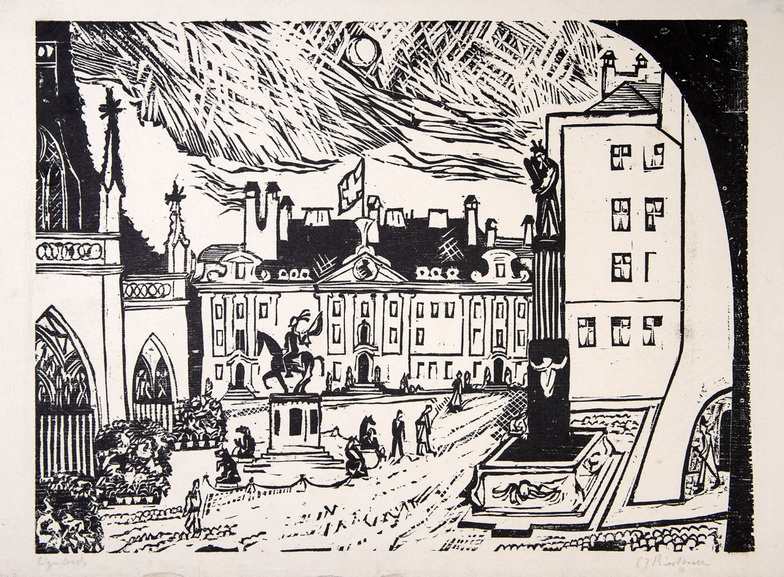 Ernst Ludwig Kirchner - Munsterplatz in Bern