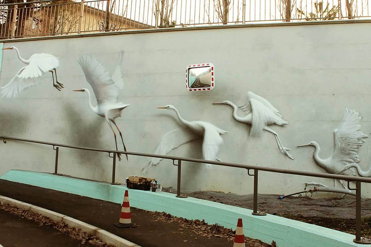 Flying to Freedom 10 Street Artists Who Love to Paint Birds Widewalls