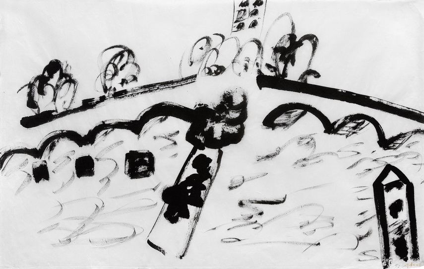 Etel Adnan - Sans titre