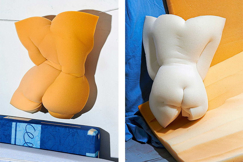 Etienne Gros - The Foam Sculptures. Photos credit Matthieu Lavanchy