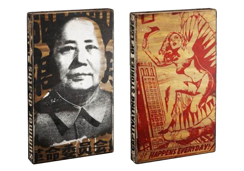 FAILE - Happens Every day Mao, Acrylic and spray paint stencil, unique