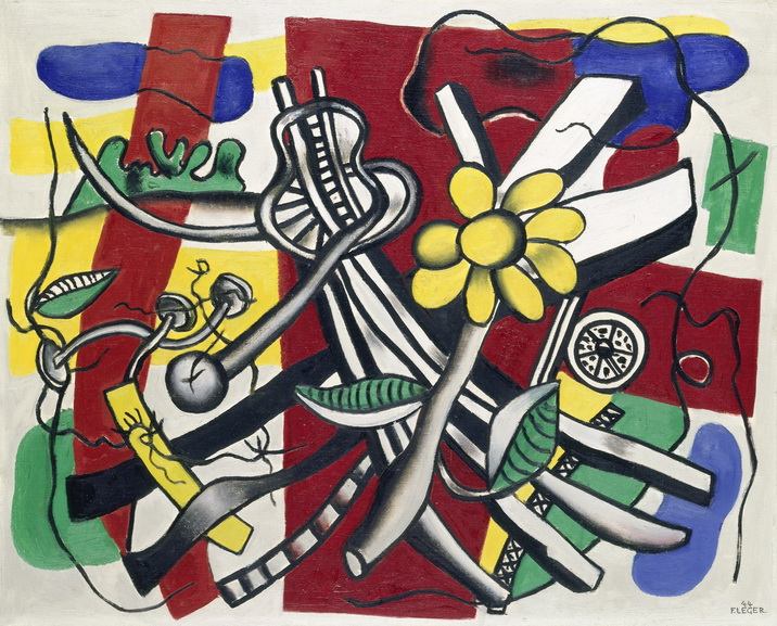 Fernand Leger - La fleur jaune