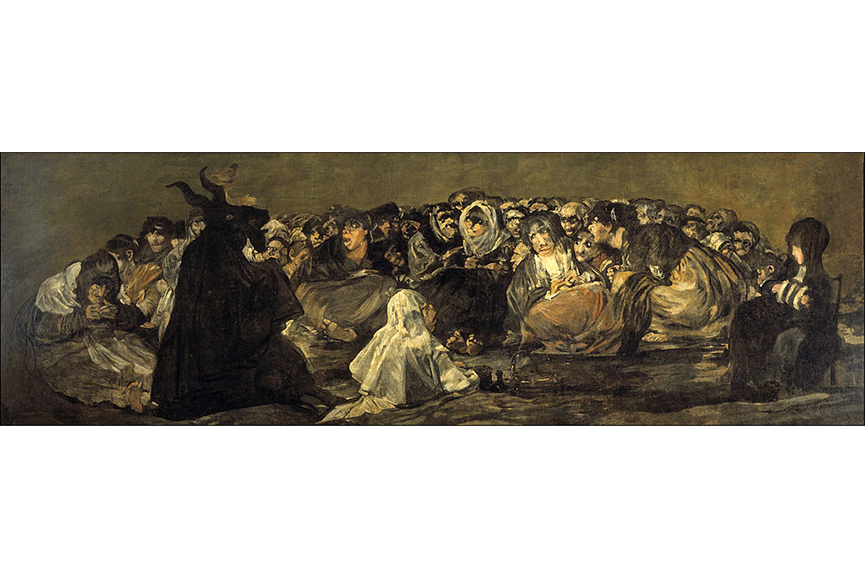 The Mystery And Terror Of Francisco Goya S Black Paintings Widewalls   Francisco Goya El Aquelarre Between 1821 And 1823 