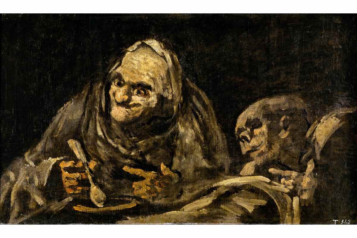 Francisco Goya - Two Old Men Eating Soup