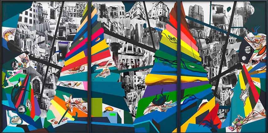 Franz Ackermann Mental Maps Chronicles Of New Urban Realities By Franz Ackermann In Exhibition At  Galerie Templon | Widewalls