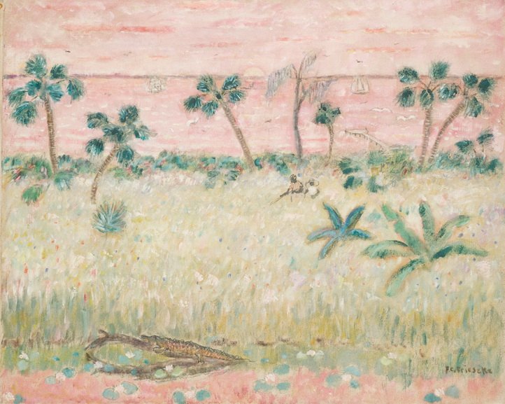 Frederick Carl Frieseke - Hunting Alligators