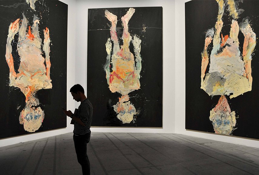 Georg Baselitz - Doesn't Fall Off the Wall, Venice Art Biennale 2014