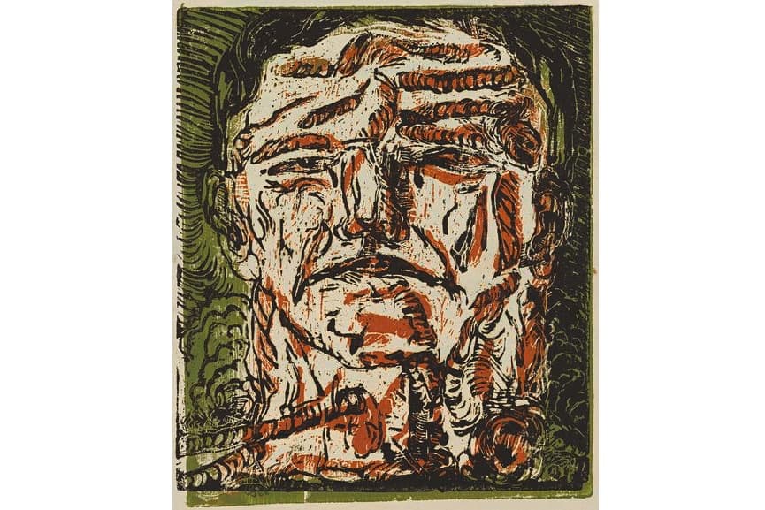 Georg Baselitz - Large Head, 1966