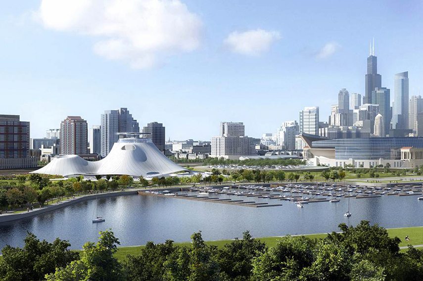 Lucas Museum Chicago public policy space new design news lakefront privacy museum lucas policy