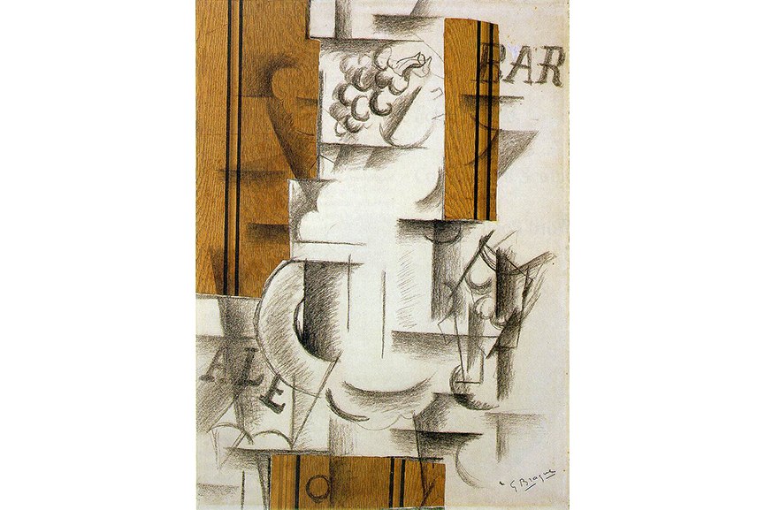 Papier Collé 1913 by Georges Braque