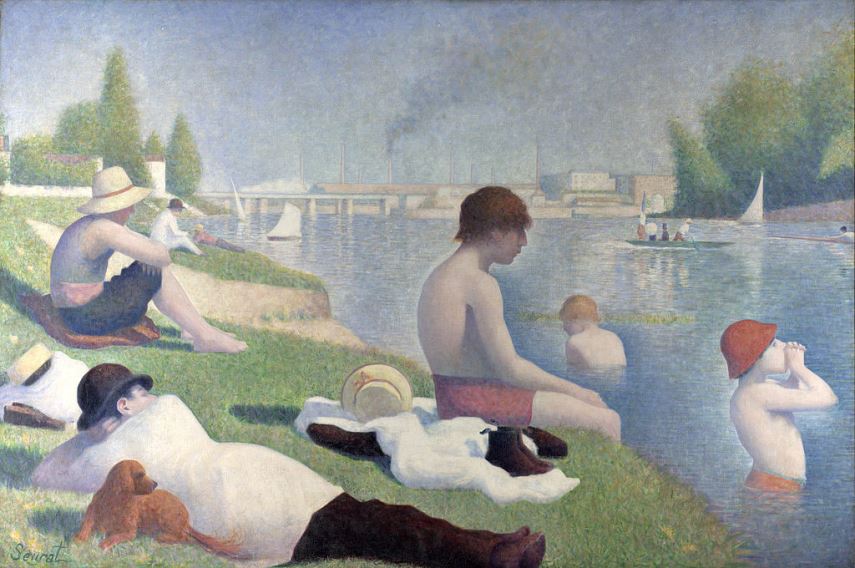 Georges Seurat Bathers At Asnières 
