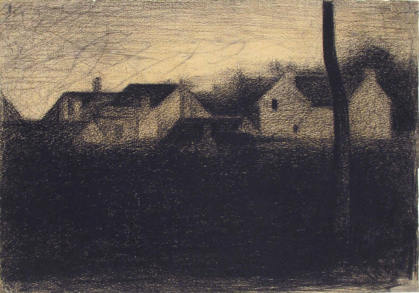 Georges Seurat - Landscape With Houses, photo via thommyfordreads.wordpress.com century