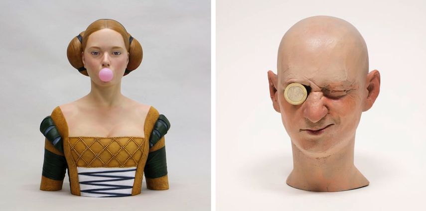 Gerard - Mas Dama del Chicle, Carlos Tardes - Art Valuer, on view at the la art show event