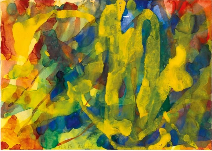 Gerhard Richter - Untitled (Lot 112). Estimated at $124,945-$187,417' sold for $203,035