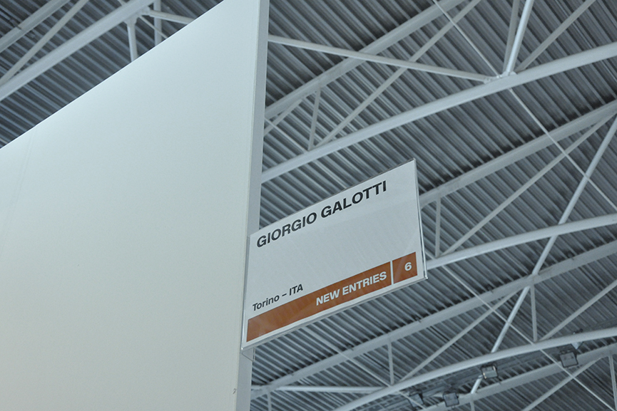 Giorgio Galotti at Artissima 2
