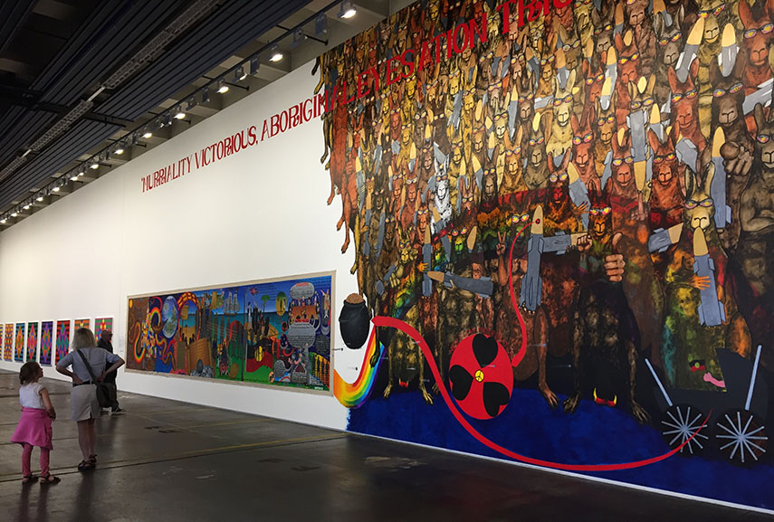 Gordon Hookey’s mural