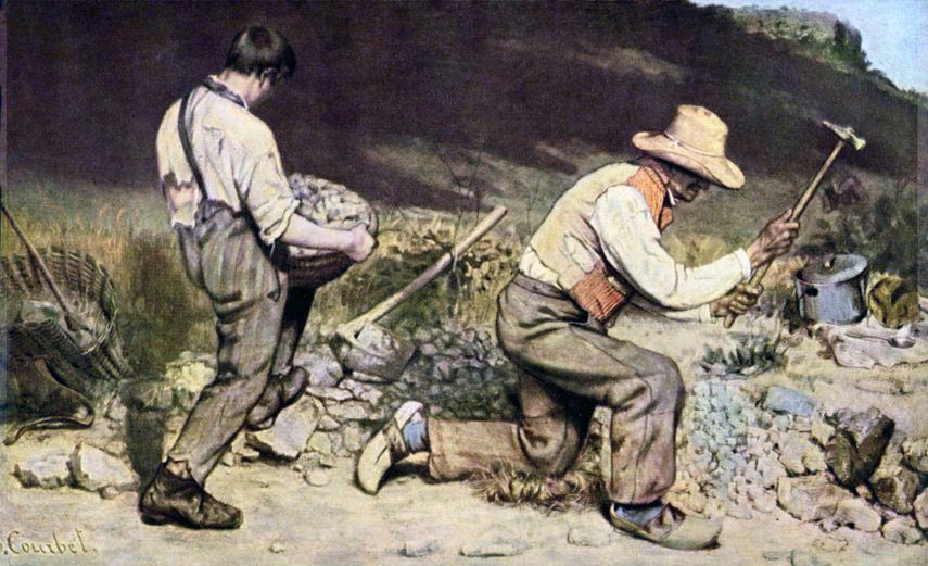 Gustave Courbet - The Stone Breakers - Image via wikipediaorg