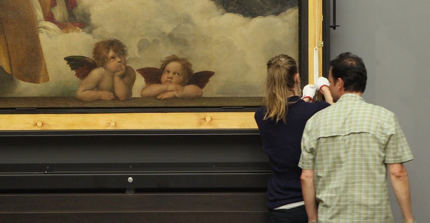 Hanging Sistene Madonna