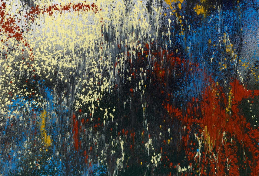Hans Hartung -T, 1989 - image via lempertz